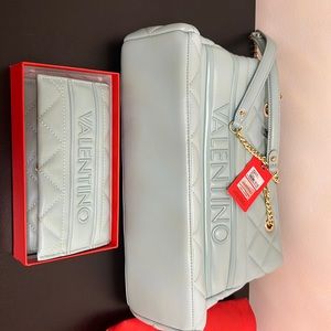 Mario Valentino spa handbag and matching wallet